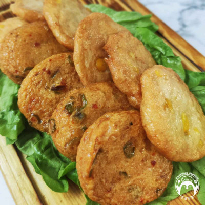 粟米墨魚餅+泰式香茅魚餅(各10件)