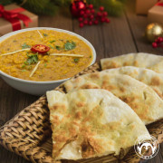 乳酪咖哩配牛肋條 配手抓餅(12小件)