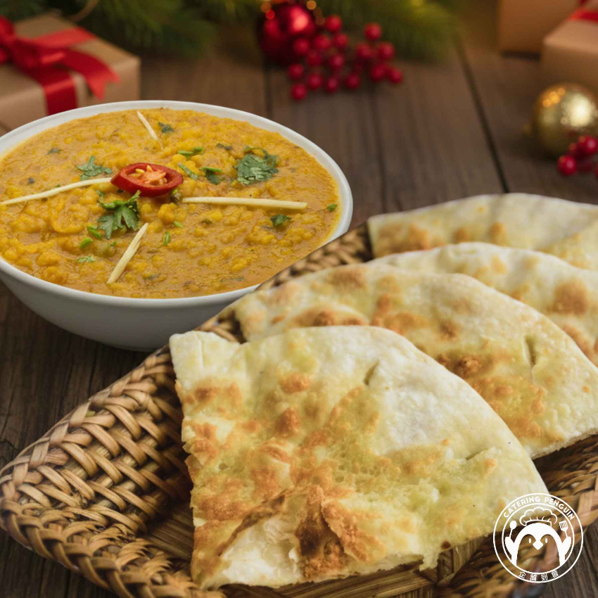 乳酪咖哩配牛肋條 配手抓餅(12小件)