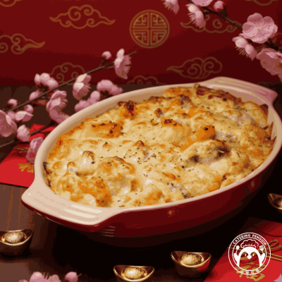 芝士白汁焗蝦球伊麵(2磅裝)