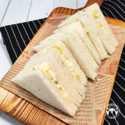 迷你粟米碎蛋沙律三文治(10件)