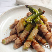 醬燒豚肉蘆筍卷(10件)