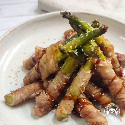 醬燒豚肉蘆筍卷(10件)