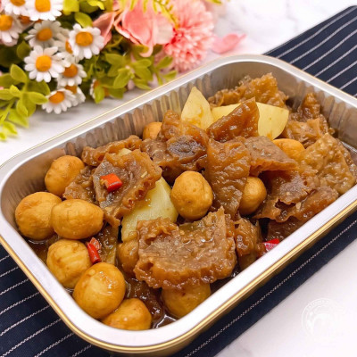 港式三寶:辣味魚蛋 ,豬皮, 蘿蔔(2磅裝)