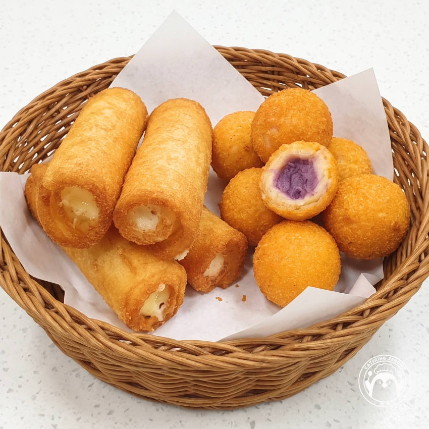 芋頭地瓜丸+脆皮炸鮮奶(各5件)