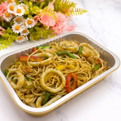 日式魷魚圈彩椒炒意炒(2磅裝)