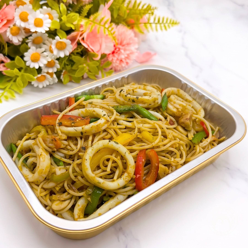 日式魷魚圈彩椒炒意炒(2磅裝)